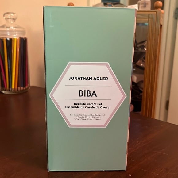 Jonathan Adler CARAFE & GLASS SET - Picture 2 of 2